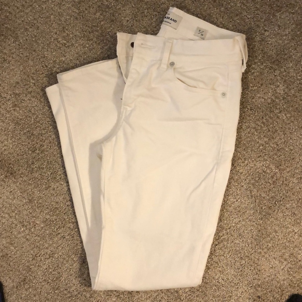 White lucky brand jeans